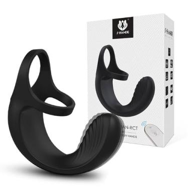 Imagem de Plug Anal com Anel Peniano 9 Modos de Vibração Gavin S-Hande 8,9cm x 3,5cm Controle Remoto Recarregável Silensioso