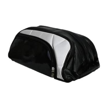 Imagem de Deevoka Saco de sapato de golfe aceesories com bolso externo à prova de poeira splashproof sapato organizador tênis saco para correr ginásio bola, Prata