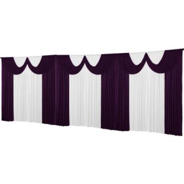 Imagem de Cortina Paris Malha Gel Enfeite Igreja Festas  9 metros - Dennis Confe