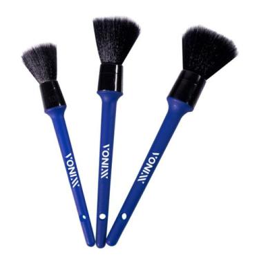 Imagem de Kit 3 Pincéis de Detalhamento Ultra Macio Vonixx