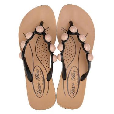 Imagem de Chinelo Feminino Confortavel Anatômico  Ortopédico Terapia dos Pés, Be