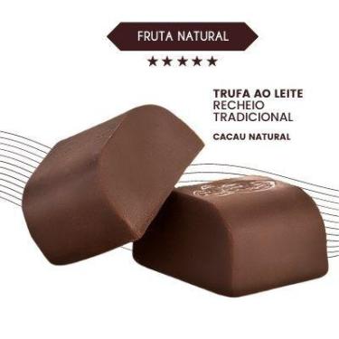 Imagem de Trufa de Chocolate Ao Leite com Recheio Tradicional - 20g  Cacau dos D