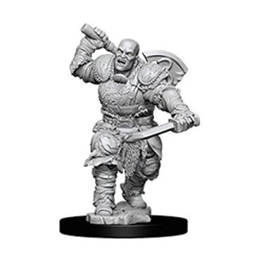 Imagem de NECA D&D Nolzurs Marvelous Unpainted Miniatures: Wave 7: Male Goliath Fighter