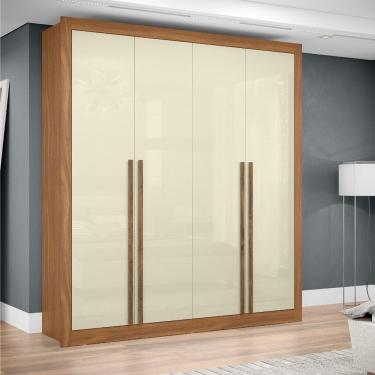 Imagem de Guarda Roupa Solteiro 4 Portas Cannes Maxel Móveis