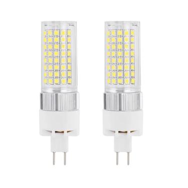Imagem de CTKcom Lâmpadas Led De Milho G8.5 De 12 W, Base Bipino G8.5 Equivalente A Lâmpada Halógena De 120 W Para Luz De Balcão De Fábrica Doméstica, 4000 K, Branco Neutro, Ca 120 V, Não Regulável, Pacote Co