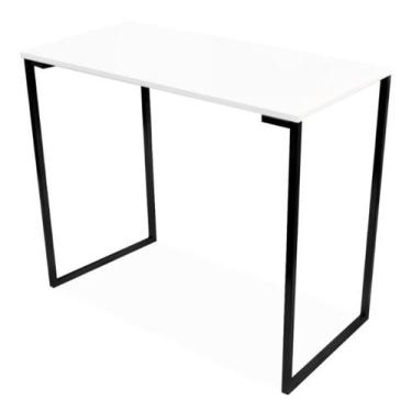 Imagem de Escrivaninha Escritório Industrial Preto - Lojas Biliva Decor