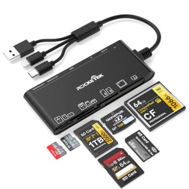 Imagem de Adaptador Memory Stick Pro Duo para iPhone/USB C/PC – SD/TF/CF/MS/XD Picture Mlulti leitor de cartão, leitor de cartão de memória USB C Lightning OTG adaptador Memory Stick Pro Duo Reader para iPhone