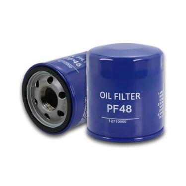 Imagem de Filtro de óleo de motor PF48 compatível com Chevy Silverado Tahoe Suburban, GMC Sierra Yukon Savana, Cadillac Escalade CTS, Dodge Caliber Charger Journey, Buick Allure, Substitui 89017524 57060 (2
