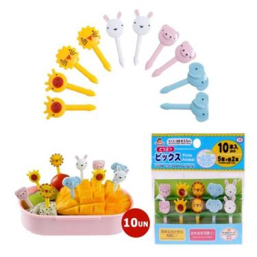 Imagem de Mini Garfos Palitos Infantis P/ Lanche - Animais Diversos 10 - PromoGa