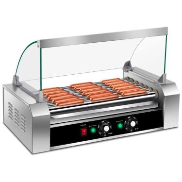 Imagem de Máquina de Salsicha Profissional em Aço Inoxidável até 18 Unidades, 110v, GIANTEX EP19235, Prateado