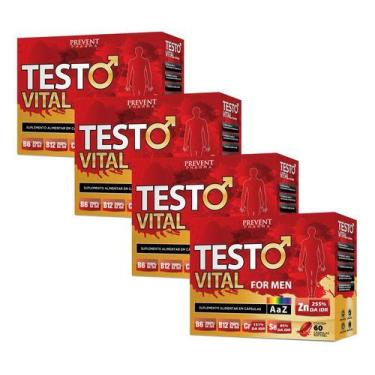Imagem de Testo Vital For Men E Zinco A a Z 120 Cáps SoftGel - Prevent Pharma (4