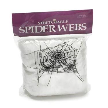 Imagem de Teia De Aranha Branca Para Decoração De Festas