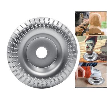 Imagem de Disco Rebolo Esmerilhadeira Madeira Desbaste Lixa Furo 22