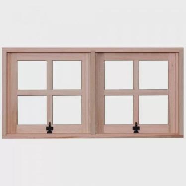 Imagem de Janela de Madeira Maxim-Ar 60x120cm com Caixilho 9,4cm ewr MP53 Rondosul