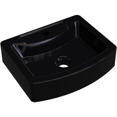 Imagem de Cuba De Apoio Retangular C01 Banheiro Rt41 Aria Preto