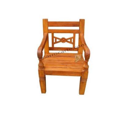 Imagem de Poltrona Atrative Em Madeira De Demolição - Cód 1037