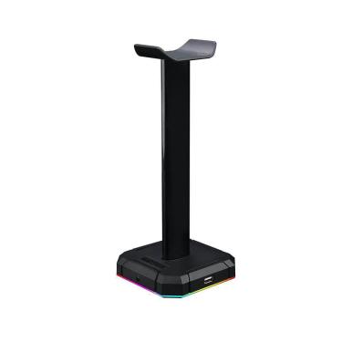 Imagem de Suporte Para Headset Redragon Scepter X Preto Com Hub Usb