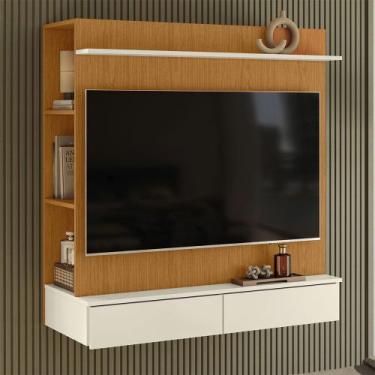 Imagem de Painel Wave para Tv até 42 Polegadas com Closet Embutido Móveis Albatr