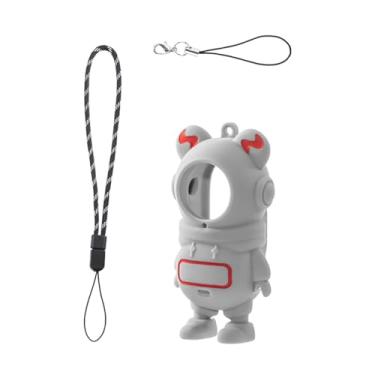 Imagem de LICHIFIT Capa protetora de silicone para câmera Insta360 GO3S / GO3 Capa protetora de silicone com desenho animado Spaceman