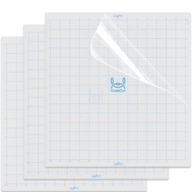 Imagem de Tapetes de corte de 35,56 x 38 cm para Silhouette Cameo 4 Plus e 5 Plus pacote com 3 tapetes de substituição de longa duração para máquina de corte Silhouette Cameo 4 Plus (aderência leve)