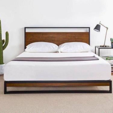 Imagem de Cabeceira De Cama Queen Aço/Mdf Estilo Industrial Mobbili Cb-04