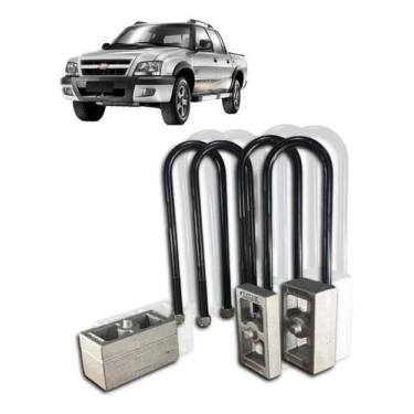 Imagem de S10 até 2012 Kit traseiro para rebaixar 6cm Reforçado - Borfix