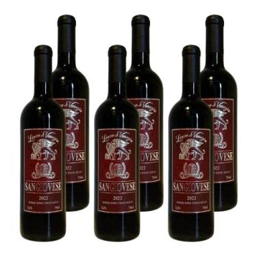 Imagem de Kit 6 Vinhos Leone Di Venezia Sangiovese Tinto Brasil 750ml