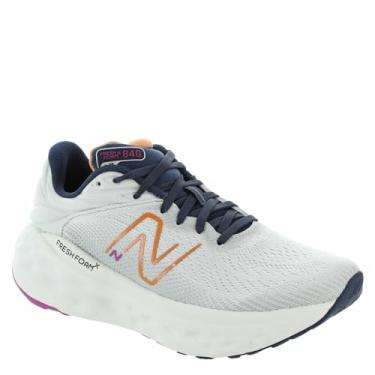 Imagem de New Balance Fresh Foam X 840f V1 Tênis de caminhada feminino, Matéria cinza/cobre/roxo fúcsia, 35
