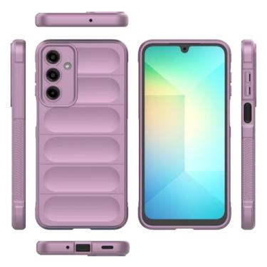 Imagem de Capa compatível com Samsung Galaxy M16 5G, capa para celular TPU macia compatível com Samsung SM-M166P/DS Galaxy F16 5G / SM-E166P/DS capa roxa