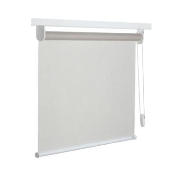 Imagem de Cortina Persiana Rolo, rollon blackout Linho 1,70(l) x 1,20(a) 100% blecaute veda a luz (Natural)