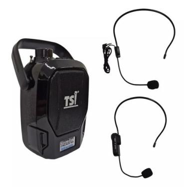 Imagem de Microfone Kit Professor Supervoz Tsi SV18 Bluetooth Caixa Amplificador