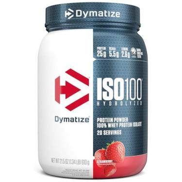 Imagem de Iso 100% Whey Protein Pote 610g Dymatize, STRAWBERRY