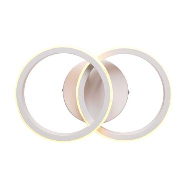 Imagem de Plafon Taschibra Village Circle Led 10w 3000k Luz Amarela Bivolt Branco