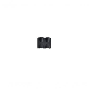 Imagem de Arandela Ottawa Metal Preto 10x10cm 4x4w Bivolt (led Integrado)