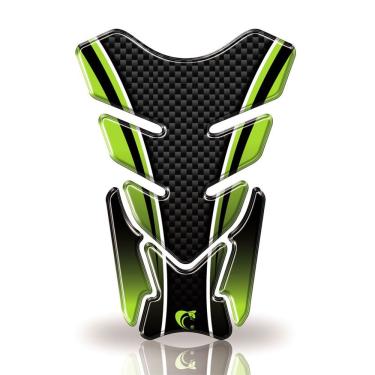 Imagem de Protetor De Tanque Adesivo Moto Honda, Yamaha E Suzuki Verde