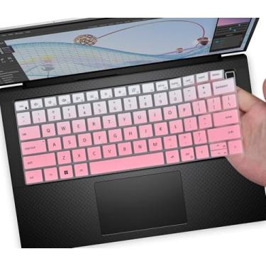 Imagem de CaseBuy Capa de teclado para Dell Precision 14 5470 5480 5490, Dell Precision 5680 5690 40.6 cm - Ombre Pink