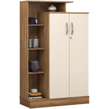 Imagem de Armario Multiuso 2 Portas Com Chave 20220 Amendola Off White Demobile Amendola Off White