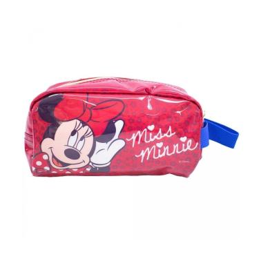 Imagem de Necessaire Vermelho Miss Minnie 23x11cm - Disney