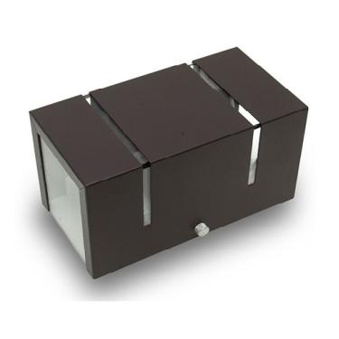 Imagem de Arandela 2 Fachos e Frisos Externa E Interna Voltagem:110V/220V (Bivolt);Cor:Marrom