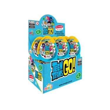 Imagem de Ovo Toys Teen Titans Páscoa Heroica divertida 12 unidades - Royal Toys