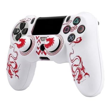 Imagem de RALAN Película Protetora De Silicone Para Controle Ps4, Compatível Com Ps4 Slim/Ps4 Pro 2 Capas Protetoras Fofas O Polegar...