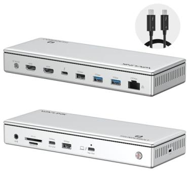 Imagem de WAVLINK Docking Station Thunderbolt 4, Com Um Monitor 8K A 60 Hz E Três Monitores 4K Hz, Portas Carregador De Pd 160 W, Ethernet 2,5 G, Sd/Tf, Usb 3.1 10 Gbps, Para Macbook Pro/Air, Etc.