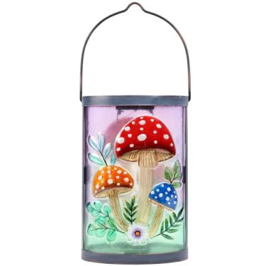 Imagem de MUMTOP Lanterna Solar Suspensa Para Áreas Externas, À Prova D'Água, Luzes De Cogumelo, Mesa Vidro, Lâmpada Decorativa Pátio, Jardim, Decoração Quintal Externo