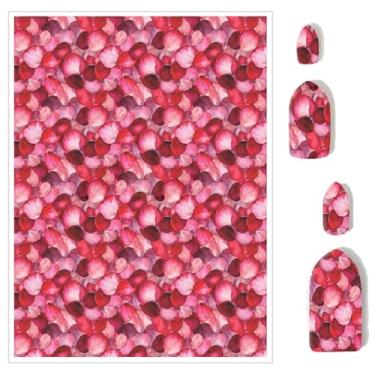 Imagem de Briartw 10 folhas de papel de transferência de argila de polímero - desfile de pétalas de rosa, por folha 10 x 14,8 cm, folhas de transferência de argila de polímero para fazer joias de argila DIY