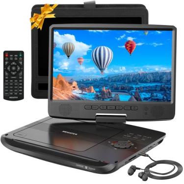 Imagem de Leitor de DVD portátil MEGATEK PD-1256 10.5" HD com bateria de 6 horas
