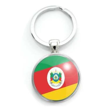 Imagem de Chaveiro Bandeira do Rio Grande do Sul Estado Brasileiro - RECANTO AST