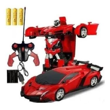Imagem de Carrinho Controle Remoto Transformers Auto Bots 2 Em 1 (Recarregável) 