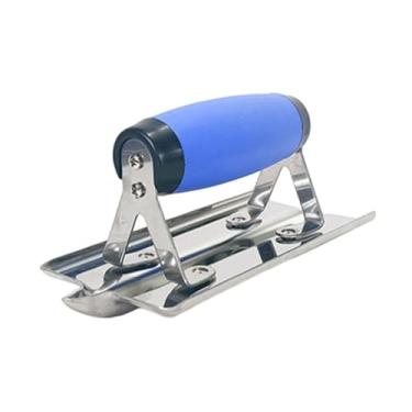 Imagem de ＡＷＨＡＯ Desempenadeira de drywall, cortador de cimento, lâminas de reboco de aço inoxidável resistentes, cortador de cantos afiados para acabamento de pisos, Canto Interno