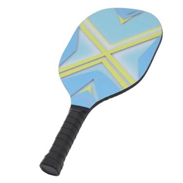 Imagem de ZAWELIYO Madeira de Pickleball Paddle, Alça Não Deslizante, Raquete de Núcleo de Madeira Premium para Jogadores Iniciantes para Intermediários (Azul)
