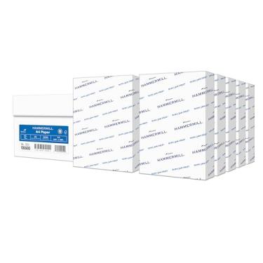 Imagem de Hammermill Papel A4, papel de cópia de 9 kg (210 mm x 297 mm) - 10 resmas (5.000 folhas) - 92 brilhantes, feito nos EUA